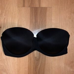 Black strapless bra NEW